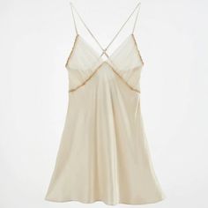 Zara Mulberry Silk Blend Mini Dress Oyster White Ss21 Size Large Ref. 1067/448 Zara Silk Dress, Printed Green Dress, Zara Short Dress, Sequin Dress Short, Zara Mini Dress, Oyster White, Black Linen Dress, Waistcoat Dress, Printed Halter Dress