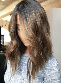 Trendy We Fryzurach, Choppy Bob, Choppy Bob Hairstyles, Lob Haircut, Long Wavy Hair, Modern Salon, Long Bob