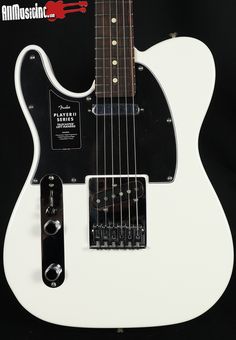 Fender Player II Telecaster Polar White Electric Guitar White Electric Guitar, Left Handed, Acoustic Guitar