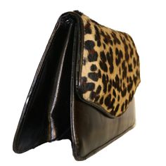 "New" Hair Animal Print Leopard Clutch, Cross-Body, Handbag Bag, Leather Starp Purse 13" L X 6.5" H X 2" W Style Ba-022-165-Leo Black Description: Classic Genuine Embossed Crocodile With A Removable Leather Strap, In A Rodeo, Boho Gypsy Western Style, Audish Genuine Leather Handbag, Fully Lined Animal Print Hair, Printed Leather Bag, Leopard Handbag, Leopard Purse, Leopard Clutch, Leopard Animal, Genuine Leather Handbag, Western Style, Black And Tan