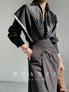 Brand: Huanzi Product name : Tiblw Fashionable Clothes, Fashion Mistakes, Post Malone, Retro Shirts, Glam Dresses, Korean Outfits, Casual Style Outfits, Mode Inspiration, Cute Fashion