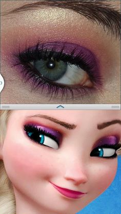 Princes Makeup, Frozen Halloween Costumes, Make Up Yeux, Frozen Makeup, Frozen Halloween, Frozen Face, Makeup You Need, Party Make-up