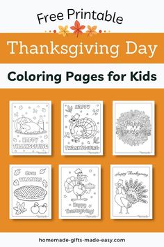 thanksgiving coloring pages for kids with free printables