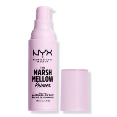 Marshmellow Smoothing Face Primer - MARSH MELLOW PRIMER 01 1.0OZBenefits10-in-1 multi-tasking primerThis smoothing super primer is infused with Marshmallow Root Extract for 10 outstanding makeup extending benefitsThis primer smooths, softens, extends makeup wear all day, hydrates, soothes, evens tone, minimizes texture, blurs lines, adds a soft focus finish AND keeps makeup freshThis face primer features a soft whipped texture & transparent finish, suitable for all skin tonesFeatures a subtle, light sweet scentNo animal-derived ingredient or by-product100% agree that the primer creates a smooth canvas for easy makeup application*99% agree their skin looks softer after 4 days*98% agree their skin looks smoother after 4 days*99% overall satisfaction**In a consumer studyKey IngredientsInfused Too Faced Primer, Makeup Ulta, Make Up Primer, Mascara Primer, Makeup List, Marshmallow Root, Nyx Makeup, How To Apply Foundation, Soft Focus