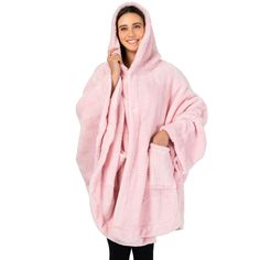 Angel Wrap Wearable Blanket Pullover with Hood, Pocket, Fuzzy Faux Shearling for Women Pavilia Luxurious Angel Wrap wearable throw blanket with hood is constructed with 250 GSM of microfiber polyester that is extremely comfortable with a luxurious feel at the same time. Ideal to keep you cozy while lounging and watching tv, the blanket also comes with hood and pocket so you have full arm mobility while relaxing on your sofa/bed! ONE SIZE FITS ALL| Perfect gift for women, family, girlfriend, sist Super Soft Hoodie For Winter, Soft Hooded Winter Outerwear, Hooded Soft Outerwear For Winter, Cozy Super Soft Hooded Outerwear, Winter Cozy Soft Hoodie, Cozy Soft Winter Hoodie, Cozy Winter Hoodie With Faux Fur Lining, Cozy Hoodie With Faux Fur Lining For Cold Weather, Poncho For Women