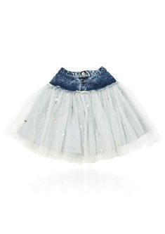 DOLLY by Le Petit Tom ® ANGELS denim waist tutu with sparkles lightblue Turn heads and be a cool angel and make your appearance with this stunning sparkeled tutu with a fashionable statement denim waist.  Don't need more explanation, it's Angel magic... The ANGELS Collection Angel wings are the key element in this stun Ballet Fashion, Toms Shoes, Dress Making, Pre Order