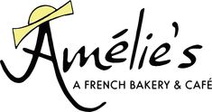 the logo for amelie's french bakery and cafe