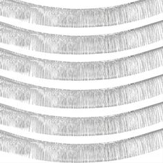 an abstract drawing of white fringes against a white background