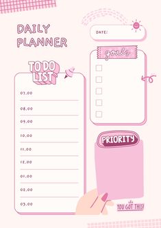 Petal-planned digital planners and printable templates in pink and various layouts. Pink Daily Planner, Cute Daily Planner, Daily Weekly Monthly Planner, Pink Planner, Monthly Planner Template, Weekly Planner Template, Homeschool Planner, Weekly Monthly Planner, Cute Planner