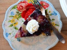 a piece of pie on a plate with a fork