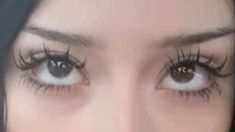 Long Lashes Aesthetic, Doe Eyes Aesthetic, Doe Eye Makeup, Doll Eye Makeup, Long Eyelashes, Sleepy Eyes, Eyeliner Tutorial, Longer Eyelashes, Cute Eyes