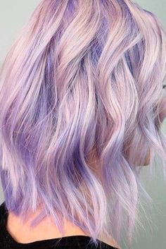 Liese Hair Color, Pastel Lilac Hair, Hair Swatches, Silver Purple Hair, Unicorn Hair Dye, Purple Hair Dye, Hair Lights, Pastel Purple Hair, Blue Purple Hair