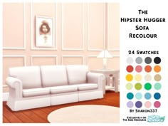 the hipster hugger sofa recolour by shakon237 for the simses