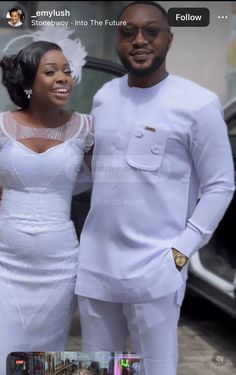 White Lace Outfit, Couples African Outfits, Lace Dress Classy, Classy Short Dresses, Latest African Men Fashion, African Dresses Men, African Dresses For Kids