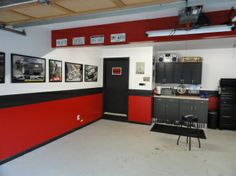 the garage is clean and ready for us to use