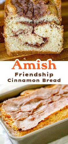 an image of two pieces of bread with cinnamon on top and another slice in the background