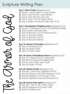 a printable bible study plan with the words, scripture writing plan and daily calendar