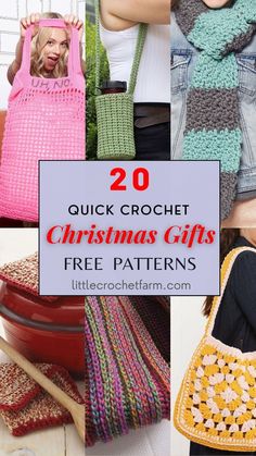 20 quick crochet christmas gifts free patterns for women and girls to sew