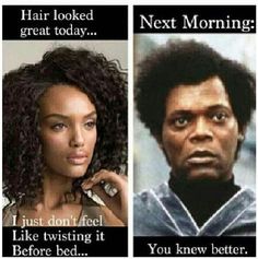 Lol true! Natural Hair Problems, Hair Shrinkage, Twisted Hair, Pelo Afro, Dc Memes, Natural Hair Inspiration