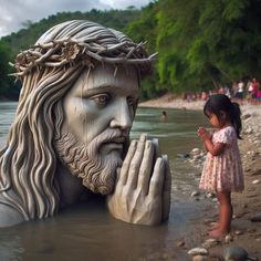 Jesus Reigns, Jesus Artwork, Jesus Christ Artwork, Jesus And Mary Pictures, Jesus Christ Art, Christian Quotes God, Pictures Of Jesus Christ, Sand Sculptures, Christian Pictures