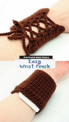 crochet wrist bracelet pattern for beginners with instructions to make it easy and stylish