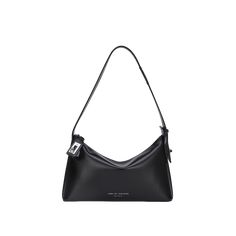 For the minimalist dresser, this VERAFIED hobo bag will be right up your alley. In match-all black, this bag is a timeless, tried-and-true staple that features a sophisticated, semi-structured silhouette. The shoulder Strap has 2 clips, so you can adjust the length, wear it on your arm or on your Shoulder. This bag is stylish and functional at once. Carry it as a shoulder bag or a clutch with the adjustable twister shoulder strap. 100% box calf leather, lining: 60% polyurethane, 40% polyamide Si Minimalist Dresser, Dresser Minimalist, Black Hobo Bag, The Minimalist, Hobo Bag, Bag Sale, All Black, Calf Leather, Dresser