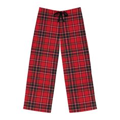 Men's plaid pajama pants with a relaxed comfort fit, perfect for lounging at home or getting a good night's sleep. Designed with soft 100% polyester jersey and double needle stitching for durability. Features a drawstring waist for adjustable fit and all-over print for a stylish look. Product features - Soft 100% polyester jersey fabric - Double stitching for longevity - Adjustable drawstring waistband - All-over print design - Relaxed comfort fit Care instructions - Do not dryclean - Do not iron - Tumble dry: low heat - Do not bleach - Machine wash: cold (max 30C or 90F) Plaid Pajama, Pj Bottoms, Mens Pajama Pants, Comfy Lounge, Plaid Pajama Pants, Sleep Pants, Pajama Robe, Mens Plaid, Checkered Pattern