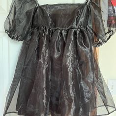 Babydoll Swing Black Dress. Never Worn My Cousin Is A Fashion Designer And She Give It To Me. A Fashion Designer, Halloween 2024, My Cousin, Swing Dress, Fashion Designer, Baby Dolls, Colorful Dresses, Give It To Me, Black Dress