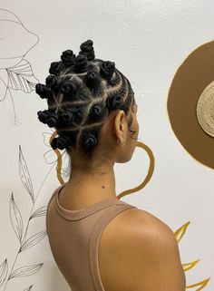 "Stunning Bantu Knots Hairstyle Ideas for 2024: Natural Hair Trends, Protective Styles, and More! #afrohairstyleideas Small Bantu Knots, Natural Hair 2023, Braided Bantu Knots, Bantu Knots Tutorial, Knots Hairstyle, Hairstyles For Natural Hair, Bantu Knot Hairstyles, Cornrows Natural Hair, Protective Braids