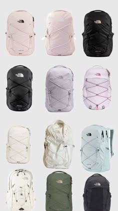 North Face Backpack School, North Face Backpacks, Cute Backpacks For School, School Bag Essentials