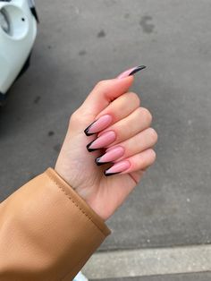 Best Nail Trends, Edgy Nails, Popular Nails, Classy Nails, Dream Nails, Pretty Acrylic Nails, French Tip Nails