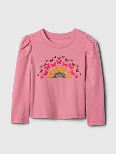 Saw this on Gap: Playful Long Sleeve T-shirt With Graphic Print, Fun Long Sleeve T-shirt For Playtime, Gap Cotton Top With Cartoon Print, Cute Long Sleeve T-shirt For Spring, Playful Cartoon Print T-shirt For Fall, Casual Cartoon Print Tops By Gap, Casual Gap Tops With Cartoon Print, Gap Crew Neck Tops For Fall, Long Sleeve Tops For Fall Playtime