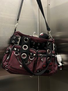 Goth Bag, Goth Purse, Vintage Goth, Funky Jewelry, Pretty Bags, My Bag, Edgy Outfits, Cute Bag