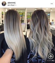 Warm To Cool Blonde, Cool Blonde Hair Color, Cool Blonde Hair Colour, Blonde Eyebrows, Salon Hair Color, Rambut Brunette, Ash Blonde Balayage