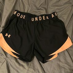 Brand New Under Armor Shorts! Never Worn Just Too Small, Perfect Condition! Need Them Gone. Under Armour Athletic Shorts For Training, Black Athleisure Shorts By Under Armour, Under Armour Shorts Womens, Black Sporty Shorts By Under Armour, Under Armour Black Athleisure Shorts, Under Armour Black Workout Shorts, Pink Under Armour Workout Bottoms, Pink Under Armour Athletic Shorts For Workout, Under Armour Pink Athletic Shorts For Workout