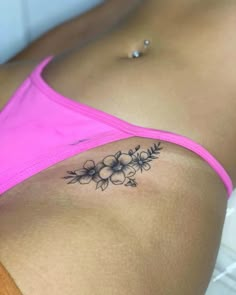 Pelvic Tattoos, Private Tattoos, Basic Tattoos, Cross Tattoos For Women, Tattoos For Women Flowers, Hip Tattoos Women, Pretty Tattoos For Women, Weird Tattoos, Classy Tattoos