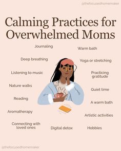 I understand how overwhelming it can be to juggle the many responsibilities of #motherhood, #family, and #homemaking.  I've learned that taking care of ourselves is just as important as taking care of our loved ones. That's why I encourage you to prioritize your well-being and incorporate calming practices into your daily routine.   Whether it's deep breathing exercises, gentle yoga, or simply finding a quiet moment with a warm cup of tea, these simple practices can help us find our inner peace. Christian Nursery, Healthy Coping Skills, Skincare Selfcare, Deep Breathing, Parental Guidance, Parenting Inspiration