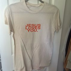 Brand New Condition With No Flaws Smoke Free Home Size Unisex Small Jesus Loves You Shirts, Jesus Loves You Shirt, Trust Jesus, Jesus Tshirts, Jesus Shirts, Jesus Loves You, Jesus Loves, Jesus, Love You