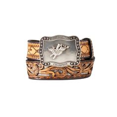 Youth Boys Calf Hair Underlay Belt Bull Rider, Bull Riders, The Youth, Calf Hair, Patterns In Nature, Accessories Unique, High Quality Leather, Trend Setter, Antique Silver