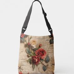 Vintage Rose Butterfly Bags, Sock Shoes