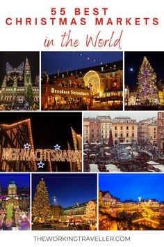 christmas markets in the world with text overlay