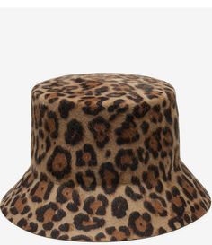 From Wyeth&#x2C; the Tenley Leopard Print Bucket Hat features:WoolOne sizeSpot cleanApprox. 3.75" crown&#x2C; 2.25" brimImported. Quality Hats, Dillard's, Sun Hats, Wool Felt, Suede Leather, Sunnies, Classic Design, Bucket Hat, Leopard Print