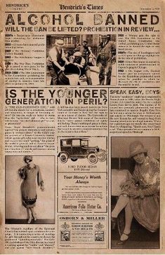 an old newspaper with pictures of women and men