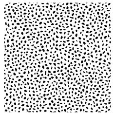 a black and white pattern with dots on the bottom, which are drawn in different directions