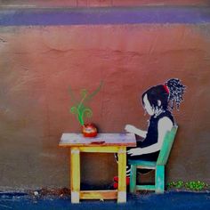 Table for one. North Fitzroy, Melbourne. Photographer: Tim