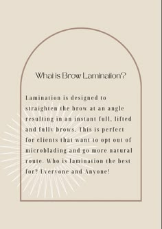 Brow Promotion Ideas, Brow Lamination Room Decor, Brow Lamination Price List, What Is A Brow Lamination, Brow Posts For Instagram, Lash And Brow Business Names Ideas, Brow Facts, Brow Bar Ideas, Brows Quote