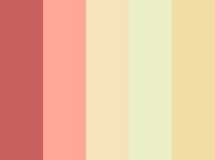 the color palette is pink, yellow and brown with some white in it's center