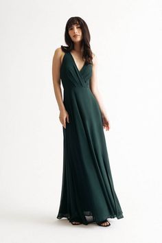 Bring Me Closer Hunter Green Halter Slit Maxi Dress - $79 | Tobi US Best Wedding Guest Dresses, Wedding Guest Dresses, Black Tie Wedding, Style And Grace, Hunter Green, Guest Dresses, Wedding Guest Dress, Green Dress, Sunny Days