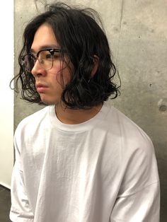 Long Hair And Glasses, Mens Hair Long, Hair And Glasses, Hair Reference, Long Hair Styles Men