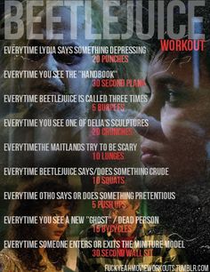 the poster for bettie equiff workout